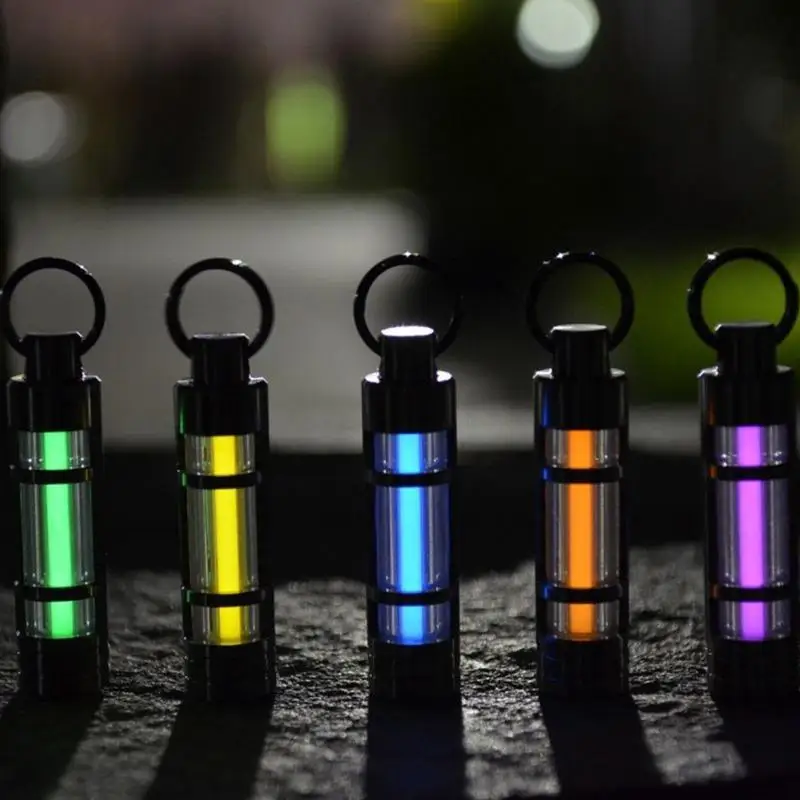 Automatic luminous 25 Years Glowing titanium alloy tritium gas lamp fluorescent tube emergency automobile key buckle Automatic luminous 25 Years Glowing titanium alloy tritium gas lamp fluorescent tube emergency automobile key buckle