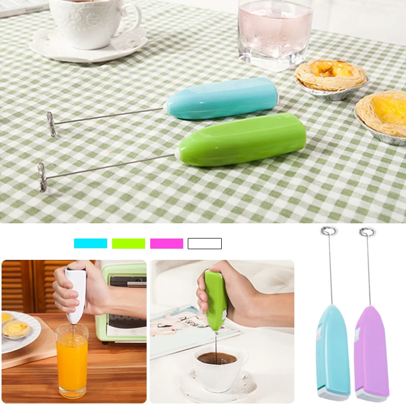 

Food Mixers Kitchen Tools Foamer Stirrers Coffee Frother Handle Milk Frother Electric Electric Milk Frother Egg Beater