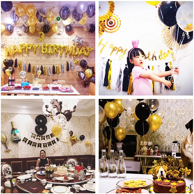 Свадебные Воздушные шары Круглые Конфетти баллон Babyshower вечерние украшения на