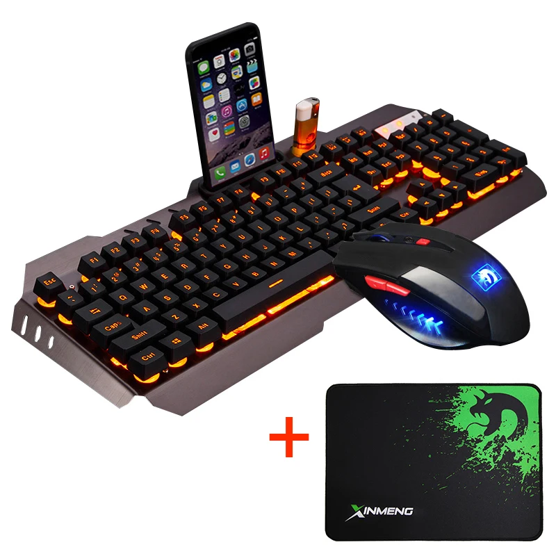 Wired LED Backlit Multimedia Ergonomic Usb Gaming Keyboard