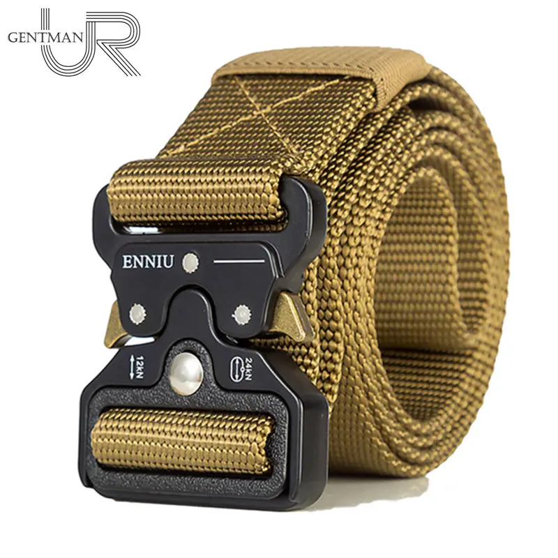 Billig Heiße Hohe Qualtiy Männer Militärische Ausrüstung Armee Gürtel Männer Outdoor Training Gürtel Soldat Kampf Taktische Gürtel 100% Nylon Taille Strap