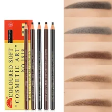 Microblading водостойкий маркер карандаш для бровей SPMU Лайнер 5 оттенков долговечный легко носить натуральный коричневый черный серый