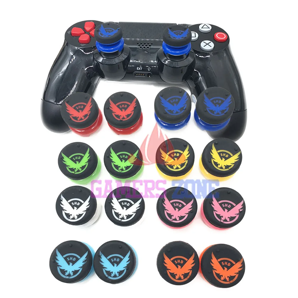 

30Pair=60PCS High Rise For Division Shd Agent Edition Silicone Precision Thumbstick Joystick Covers For PS4 Enhancers