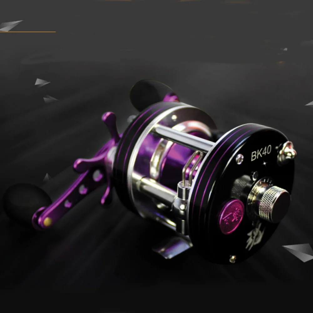 

Multiplier Fishing Reels Trolling Reel for Saltwater Fishing Round Fishing Reel 8+1BB 5.3:1 Gear Ratio Smooth Baitcasting Reel