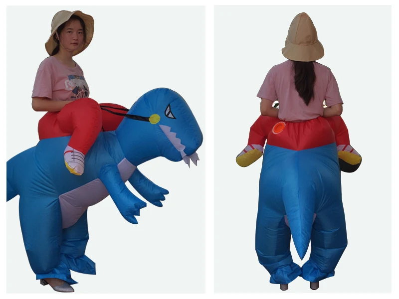 INFLATABLE DINOSAOUR COSTUME (2)