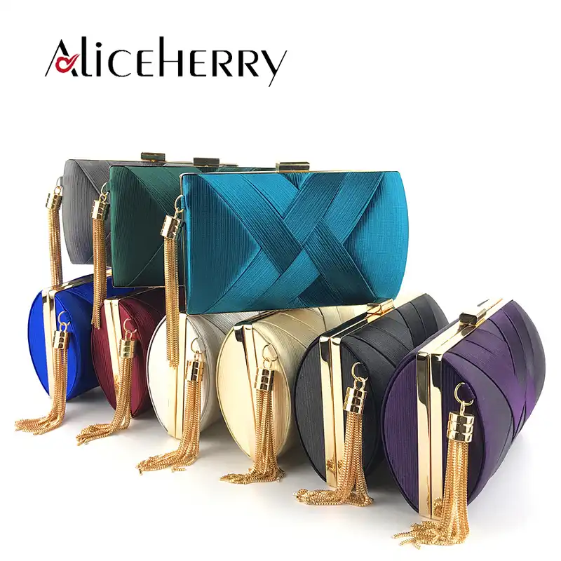 green clutch bags for weddings