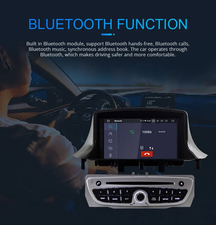 Sale LJHANG 1 Din Car Radio Android 9.0 Car DVD Player For Renault Megane 3 Fluence 2009-2015 WIFI Multimedia GPS Navi Headunit Audio 7