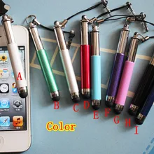 Металл Выдвижной Стилус ручка стилусы для сенсорного экрана для емкостный Экран iPad iPhone Tablet PC 1000 шт
