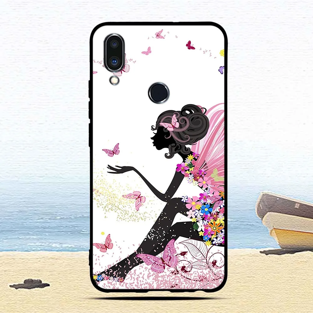 Ultra-thin Soft TPU Silicone Case For Meizu Note 9 Cat Animal Printed Protective covers phone shells bagsc cases for meizu note9 