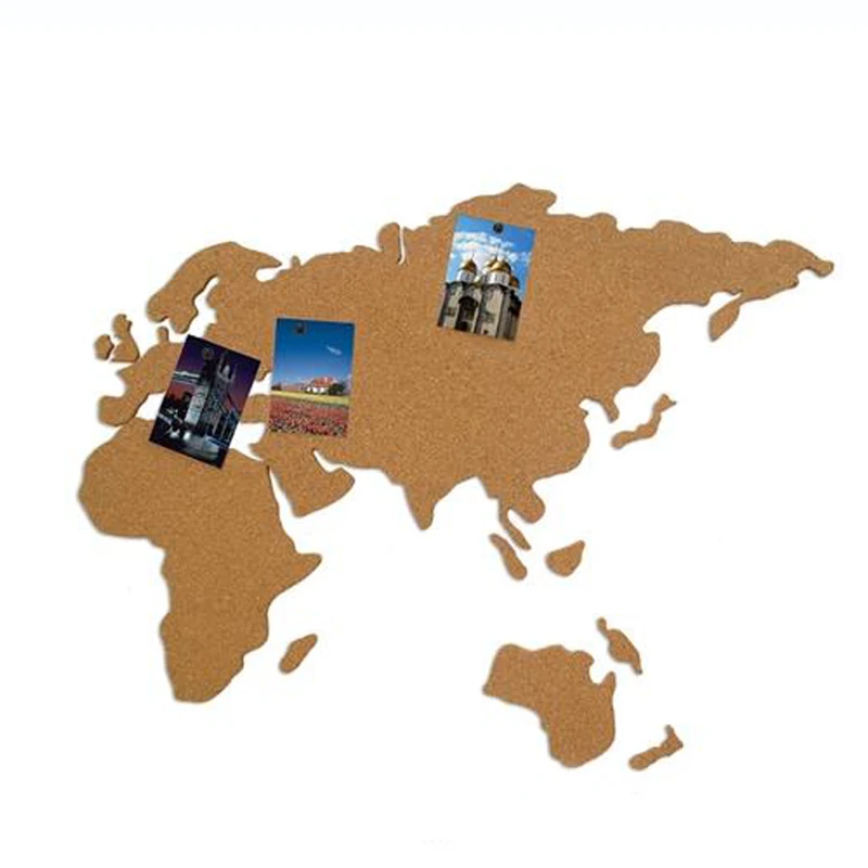 Large Size Cork Wood Phellem Wall World Map Office School Home Decoration Map Cork Board Sticker Pins Board Wood Map