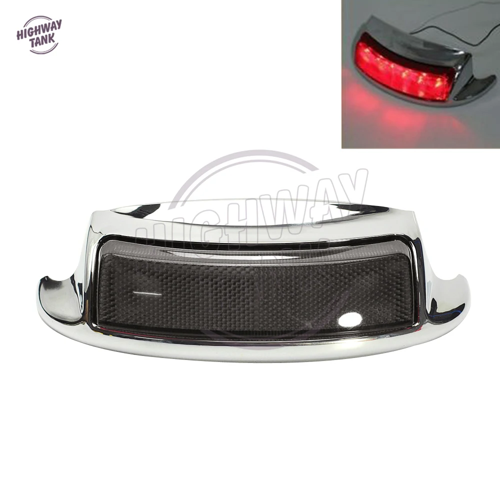 

Smoke Lens Motorcycle Rear Fender Tip Light Case for Harley Electra Glide FLHTC FLHT FLHTCU FLHTK
