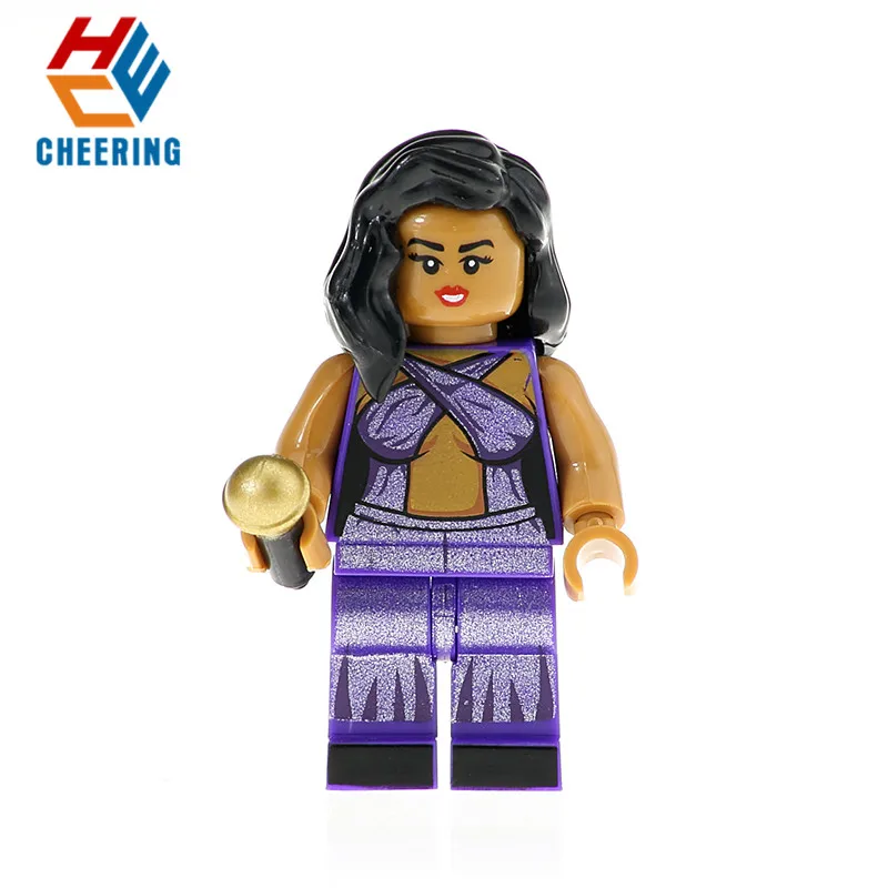 

KF452 Single Sale Building Blocks Selena Quintanilla Perez Grunge Icon Model Trump Figures Bricks Collection For Children Toys