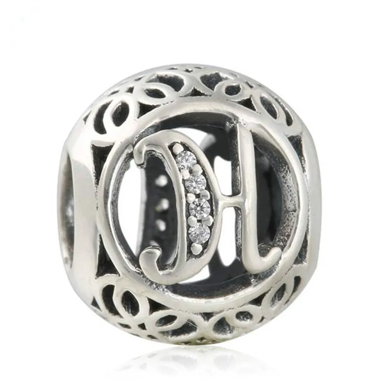 pandora h charm