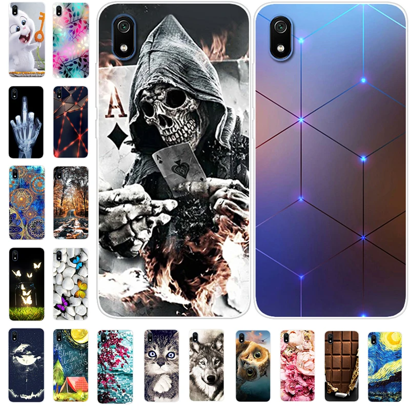 

For Xiaomi Redmi 7A Case Silicone soft Phone cases for Xiaomi Redmi 7A Case 5.45'' On Redmi 7 A Redmi7A A7 TPU Back Cover Cool