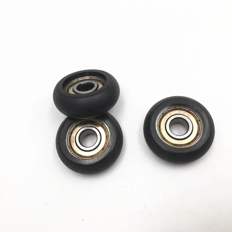 

Funssor1pc Delrin Kossel 3D printer parts low noise 608zz bearing POM coated roller wheel single 8*32*12mm bearing roller wheel