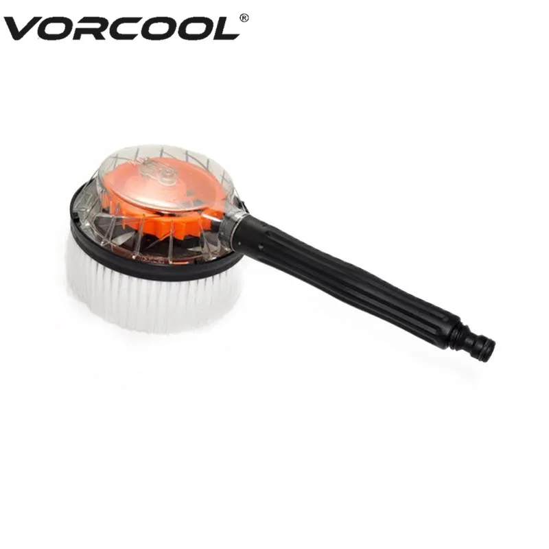

Car Wash Water Flow Brush Portable Car Washer Automatic Rotating Brush Auto Clean Tools Professional Washing Brush
