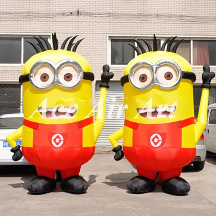 Hot sale customized advertising inflatable minion mascot for event