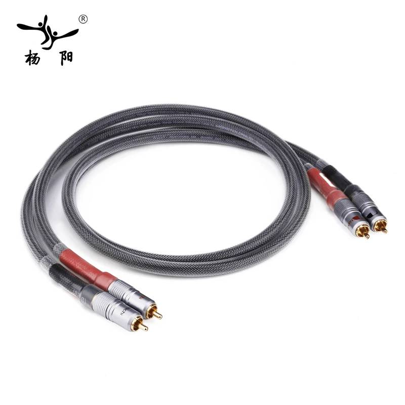 YYAUDIO M 500 Hifi RCA кабель высокого качества OFC HIFI 2RCA аудиокабель штырь штырь|Кабели VGA| |