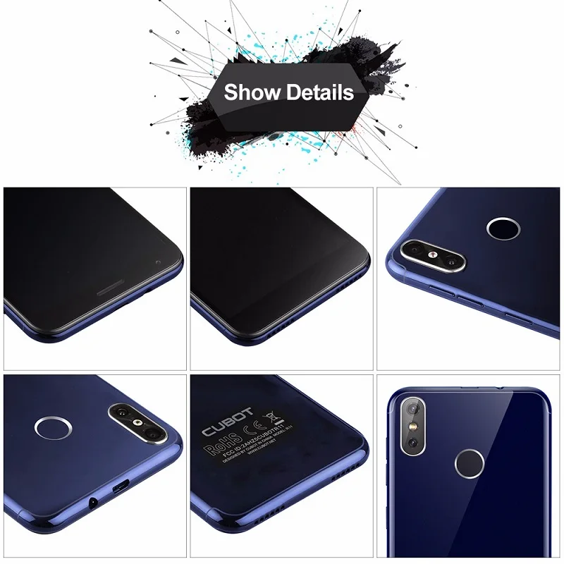 Cubot R11 Android 8 1 2 GB 16 5 ''HD 18:9 + Экран 1440x720 Смартфон MT6580 4 ядра двойной задней камерами