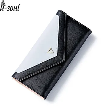 

New Pu Leather Hasp Women Wallets Female Card Holder Wallets And Purses Phone Money Bag Women Clutch Purse A1785