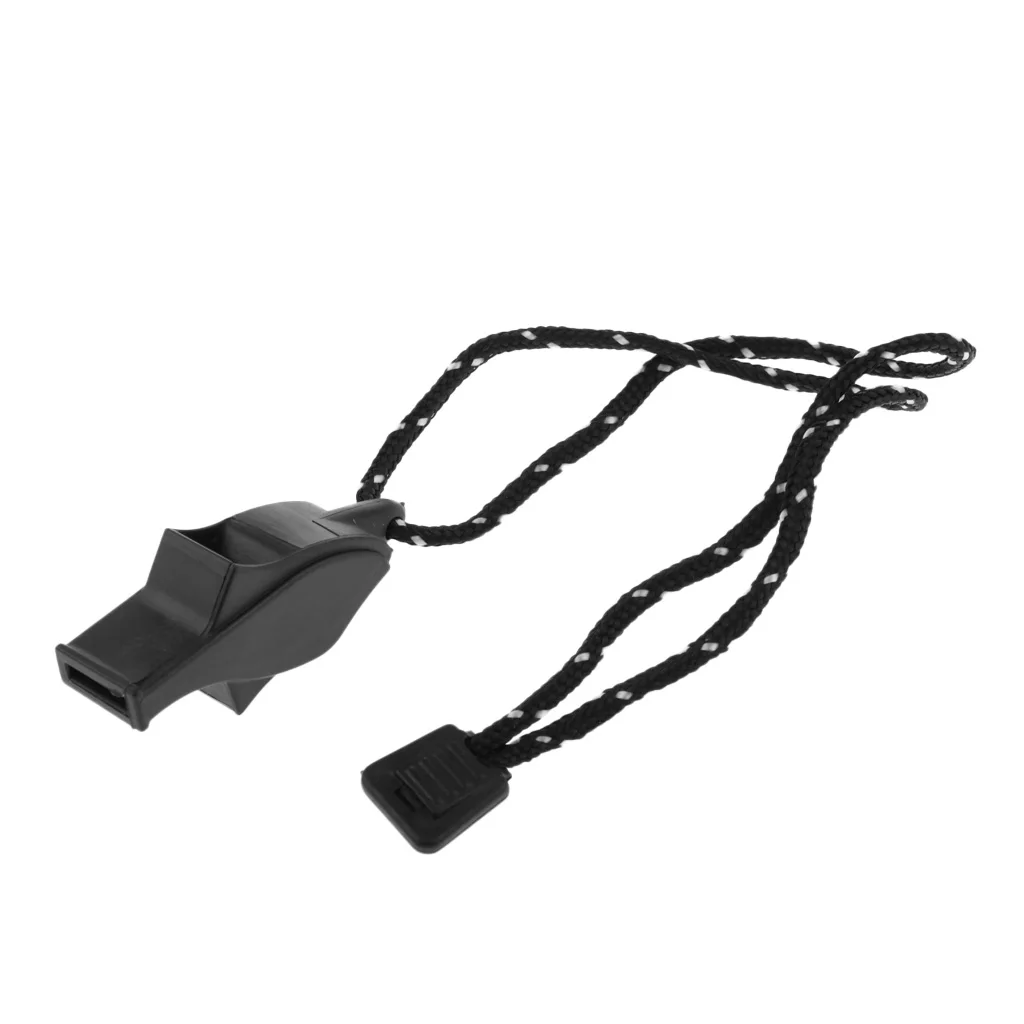 MagiDeal Safety Signal Whistle with lanyard for Boating Camping Hiking Hunting Emergency Survival Hand Strap Keychain