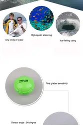 Рыболокаторы Портативный Sonar проводной ЖК-дисплей глубина рыбы Искатель Сигнализации 100 м электронные рыболовные снасти Бесплатная