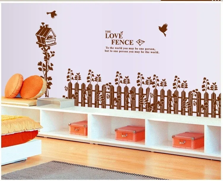 Free shippingnew fashion the love fence Garden home decorative wall