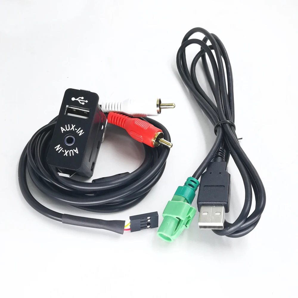 Универсальный автомобильный DVD стереозвук Biurlink Aux in USB переключатель аудиокабель