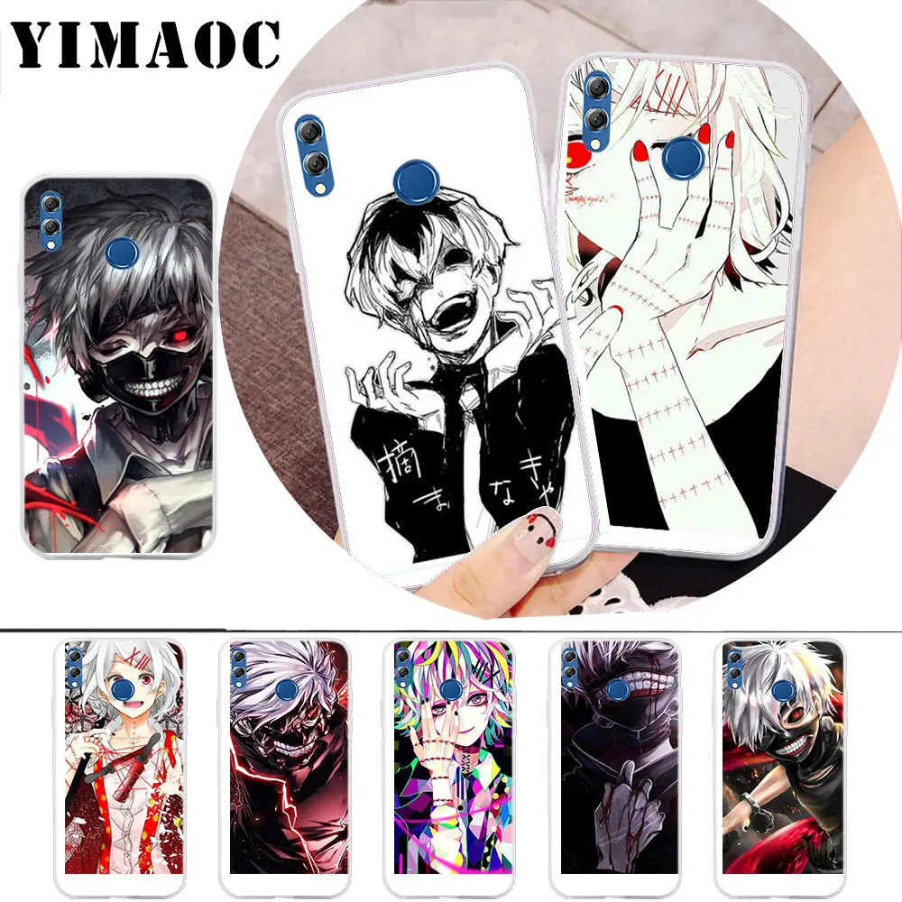 

YIMAOC Japanese anime Tokyo Ghoul Soft Case for Huawei Honor 8 8X 8C 9 10 lite 6A 7A Pro 7C 7X Cover