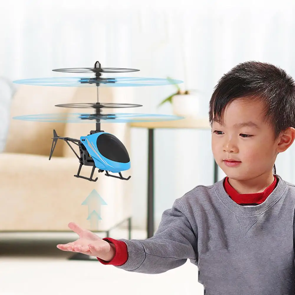 

USB Rechargeable Infrared Induction Helicopter Hand Suspension Aircraft Kids Toy