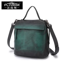 Маленькая сумка-тоут, женская сумка на ремне, Ретро стиль, натуральная кожа, новинка, ручная работа, сумки-мессенджеры, женские сумки через плечо с клапаном, сумки с верхней ручкой