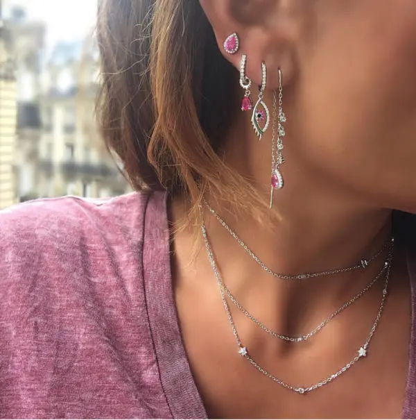 Камень красочные слеза Waterdrop серьги-гвоздики в виде капель с кристаллами в форме свадебный подарок мод кубического циркония ювелирных изделий