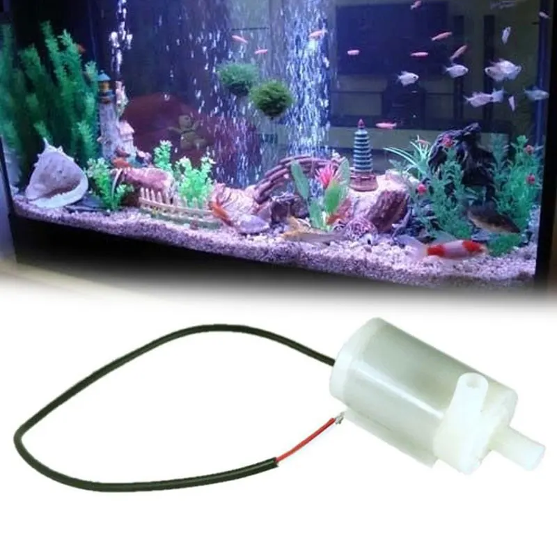 Мини водяной насос принадлежности для рыбного садка удобство DC 3 V 5 V 6 V ABS фонтан бытовой бассейн, аквариум