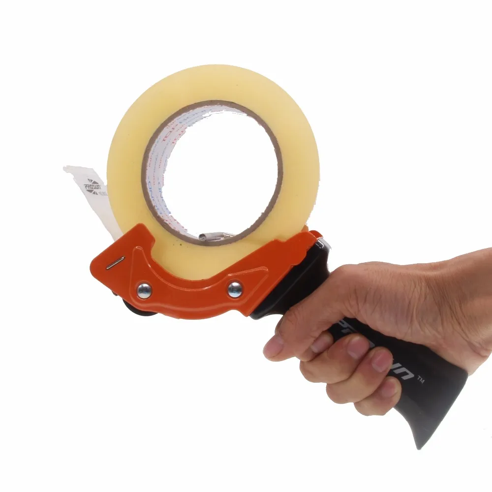 

50mm Heavy Duty Tape Gun Dispenser Box Sealing Tape Dispenser Easy One-hand Operation for Warehouse Workers; Random Color