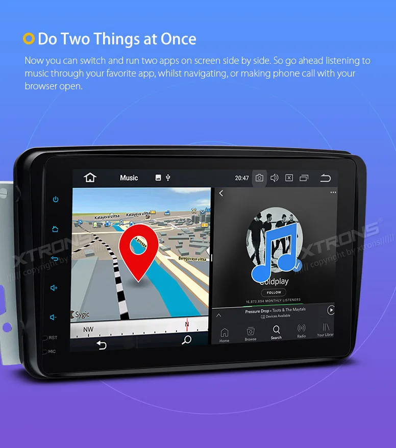 Top 8" Android 8.0 OS Car Multimedia Navigation GPS Radio for Mercedes-Benz A-Class W168 1998-2002 & CLK-Class W209/C209 1998-2004 10