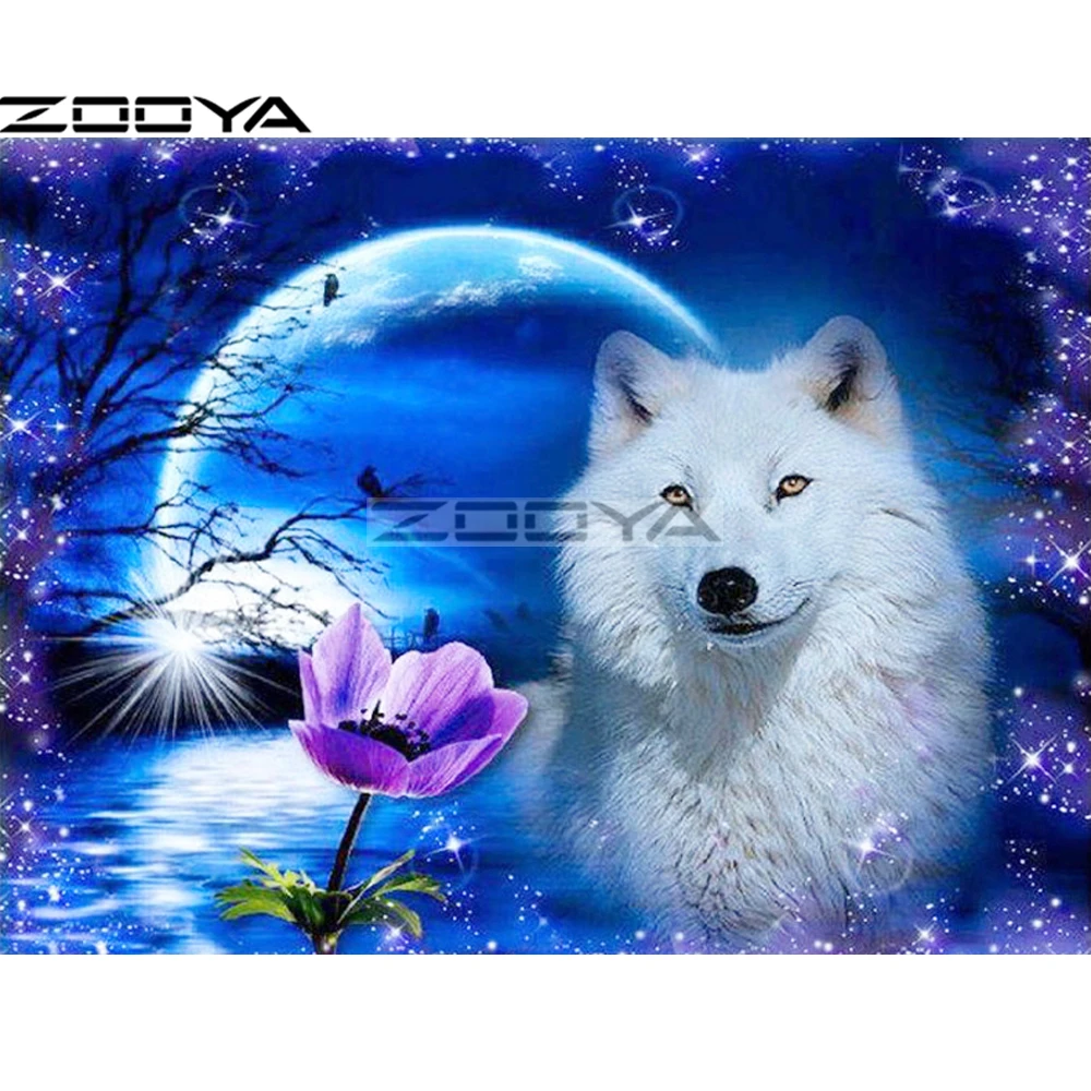 ZOOYA алмазная живопись вышивка крестиком настенные наклейки мозаика картина с
