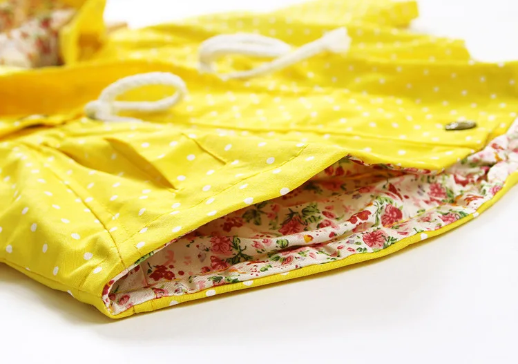 Doce com Capuz Meninas Blusão Trench Primavera Outono Cabolsa Bebê Crianças Flor Algodão Outwear Cabolsas Jaqueta 2020 Roupas 14 Cheap Jaquetas e casacos