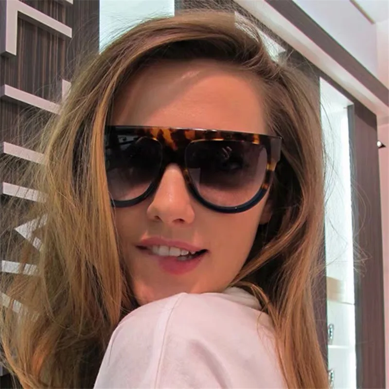 

GUANGDU Flat Top Oversized Sun Glasses Women Sexy Ladies Cat Eye Sunglasses Women Brand Designer Oculos De Sol Feminino UV400