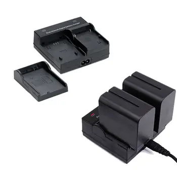 

Dual Digital Battery Charger for SONY NP-F970 F750 F550 F960 QM91D FM50 FM500H