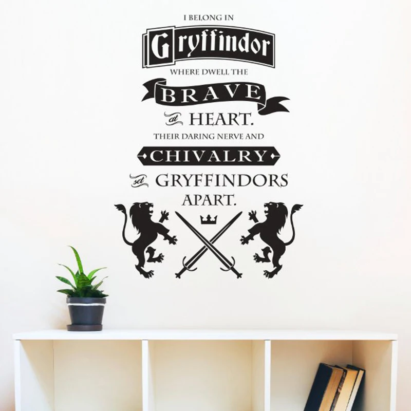 Harry Potter Wall Decal Hogwarts Cartel Vinilo - The Art of Images