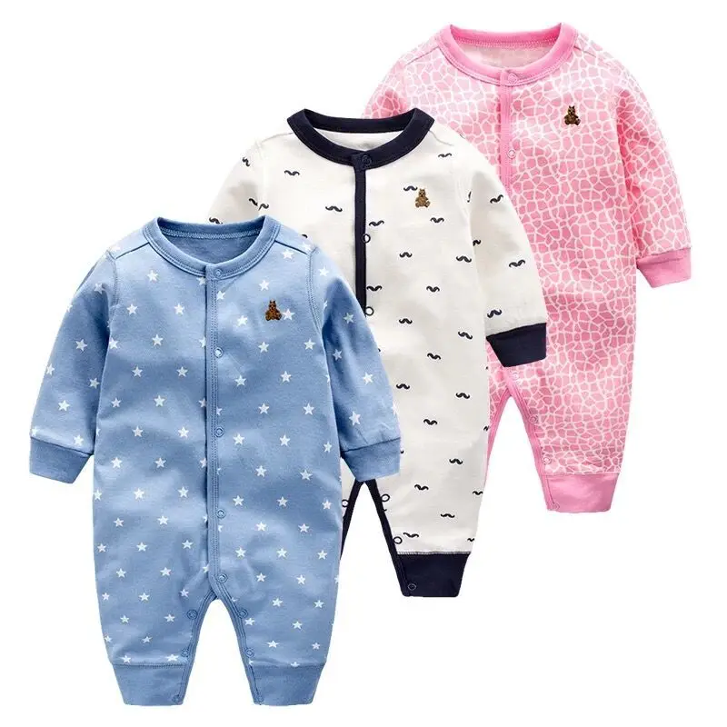 

Baby romper with long sleeves and a thin cotton onesie winter clothes baby girl baby boy jumpsuits