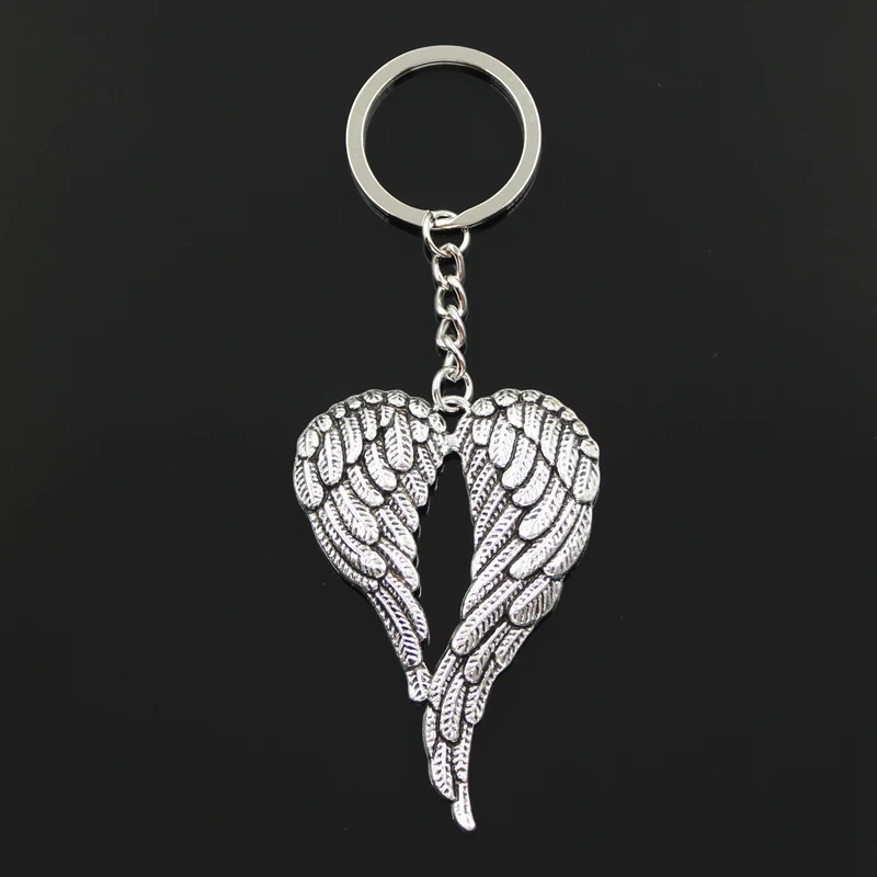 Fashion Car Keychain Silver Color Metal Key Chains Accessory Vintage heart Key Rings