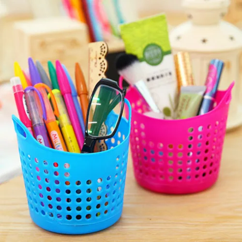

1Pcs Creative Home Portable Mini Desktop Multi-purpose Plastic Storage Basket Gadgets