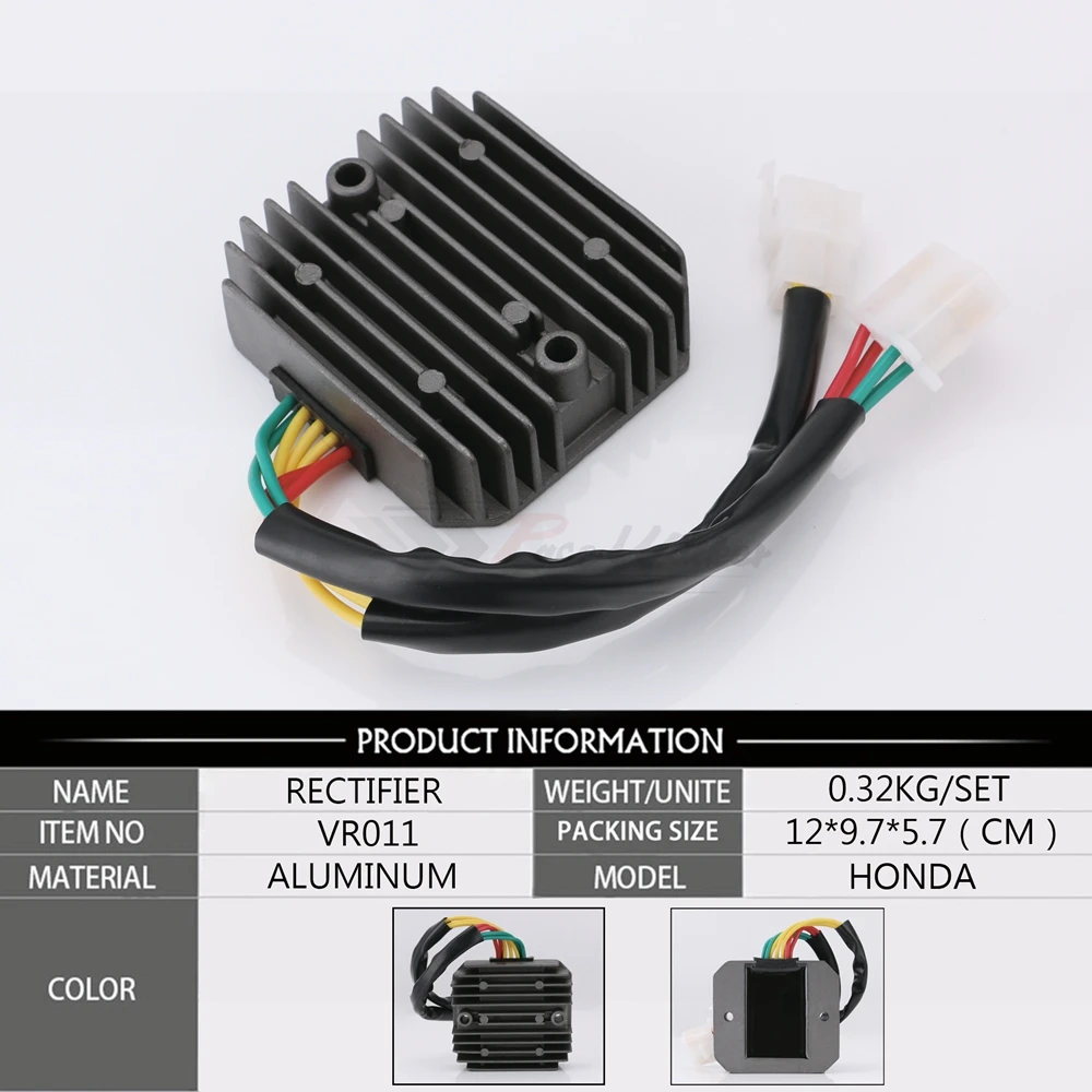 Beste Motorfiets 12V Spanningsregelaar Gelijkrichter Voor Honda XLV600 XL600V XLV750R VF700C VF700 VF 700 C MAGNA V SHADOW VT800C VT 800