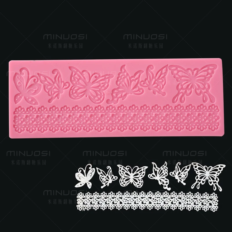 

Butterfly Design Shape Silicone 3D Mold Cookware Dining Bar Non-Stick Cake Decorating Fondant mould Soap Mold