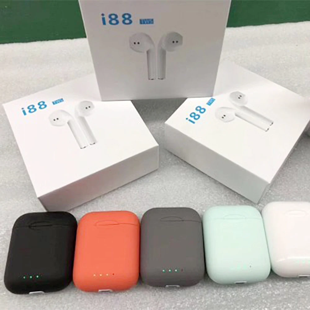 

i88 TWS Mini Wireless Bluetooth Earphone 5.0 Bluetooth Headset stereo earbud Invisible Earbud earpieces Sport Wireless Headsets