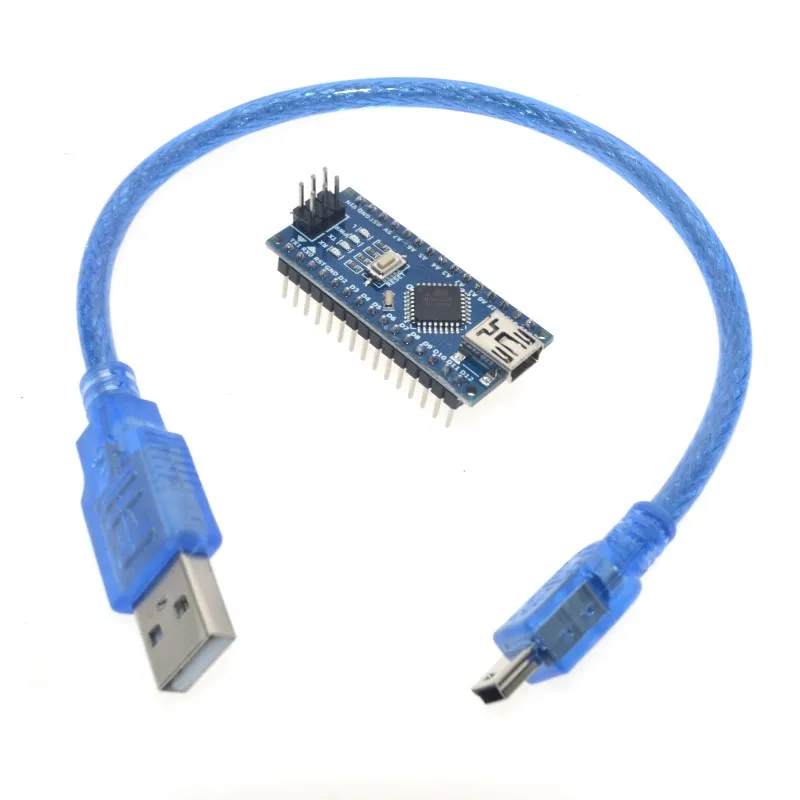Harga Gratis Pengiriman UNTUK ARDUINO Nano V3.0 Controller ATMEGA328P ATMEGA328 Asli CH340 + Kabel USB Online Gratis Pengiriman UNTUK ARDUINO Nano V3.0 Controller ATMEGA328P ATMEGA328 Asli CH340 + Kabel USB