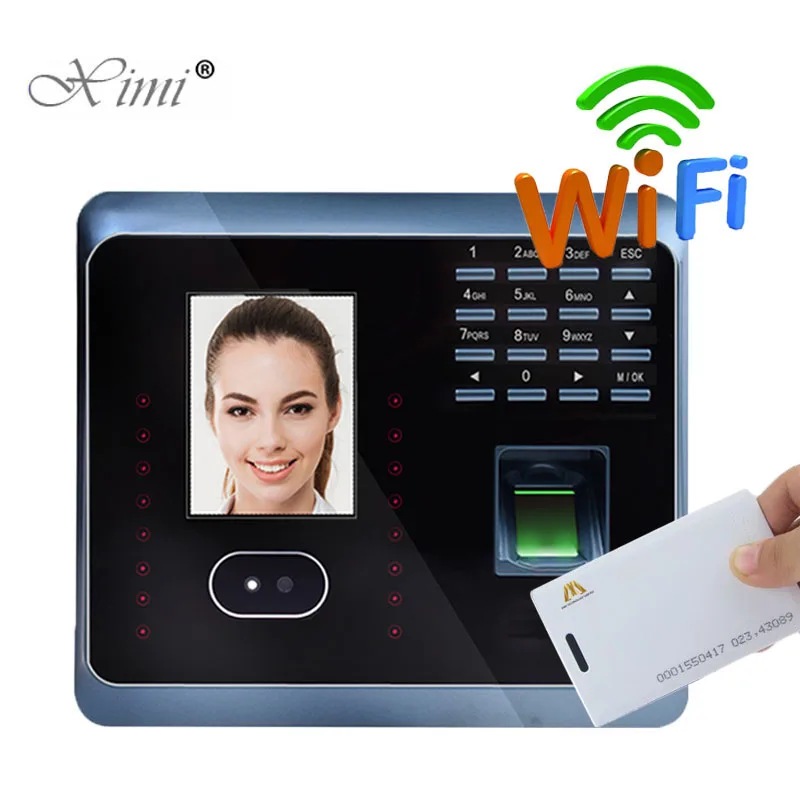 UF100Plus устройство для распознавания лиц с отпечатком пальца и RFID считыватель карт