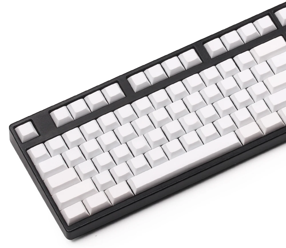 Dsa keycaps пустые печатные 108 толстые pbt для механической клавиатуры Dsa профили ISO ANSI макет