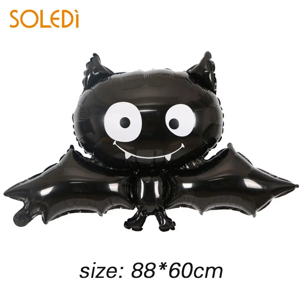 Креативный страшный Хэллоуин Фольга Воздушный шар Хэллоуин воздушный шар Хэллоуин летучая мышь воздушный шар черный в форме летучей мыши